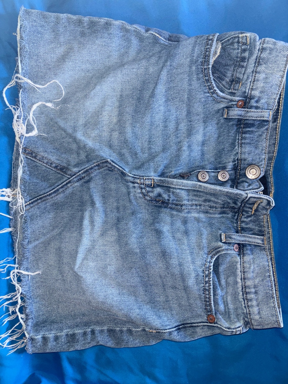Aeropostale Light Blue Denim Slim Women's Skirt
